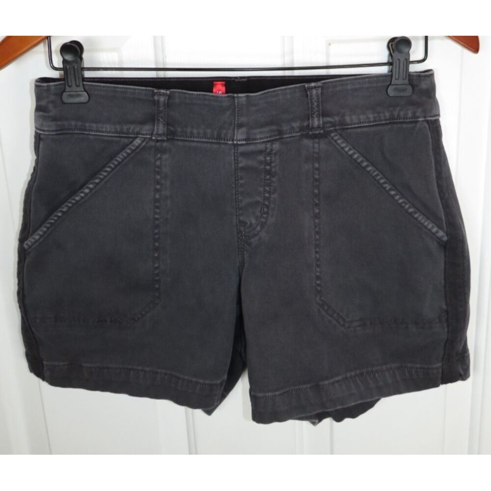 SPANX Stretch Twill Utility Shorts Pull On 5” Inseam Tummy Control Small